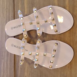 Wild Diva Studded Sandals
